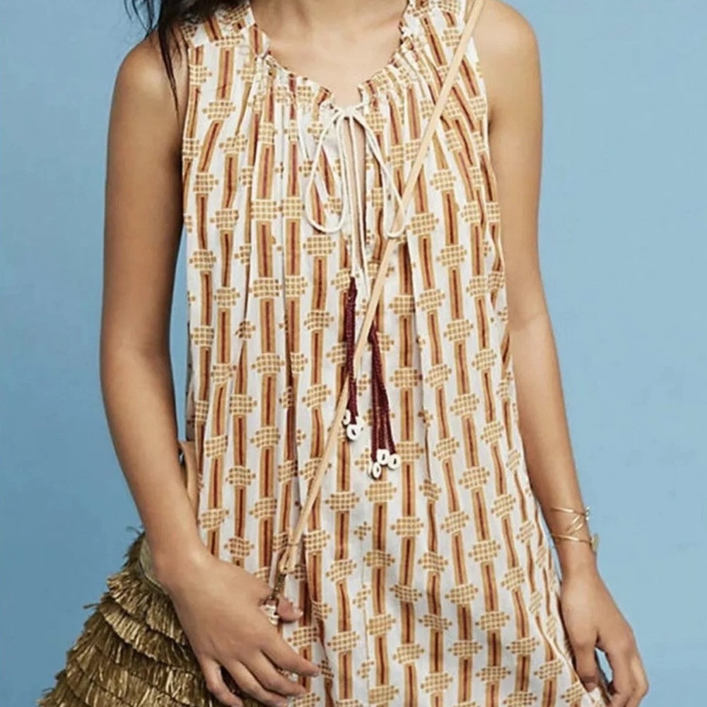Anthropologie Kopal Sleeveless Tank Tunic Dress